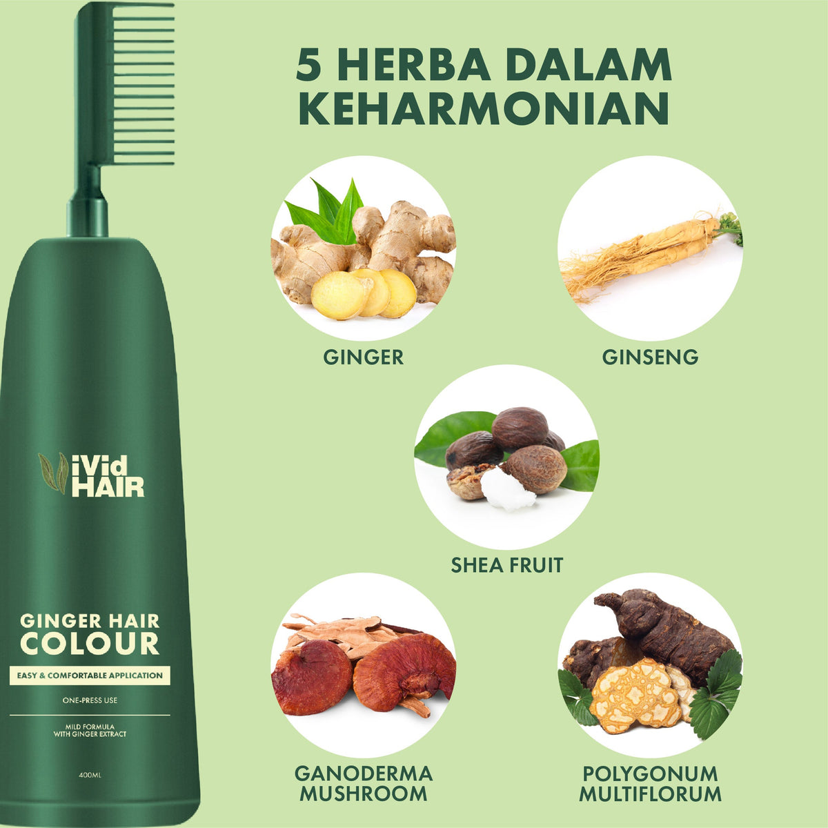 ViVid HAIR Ginger Hair Colour 2.0 - Black Tea