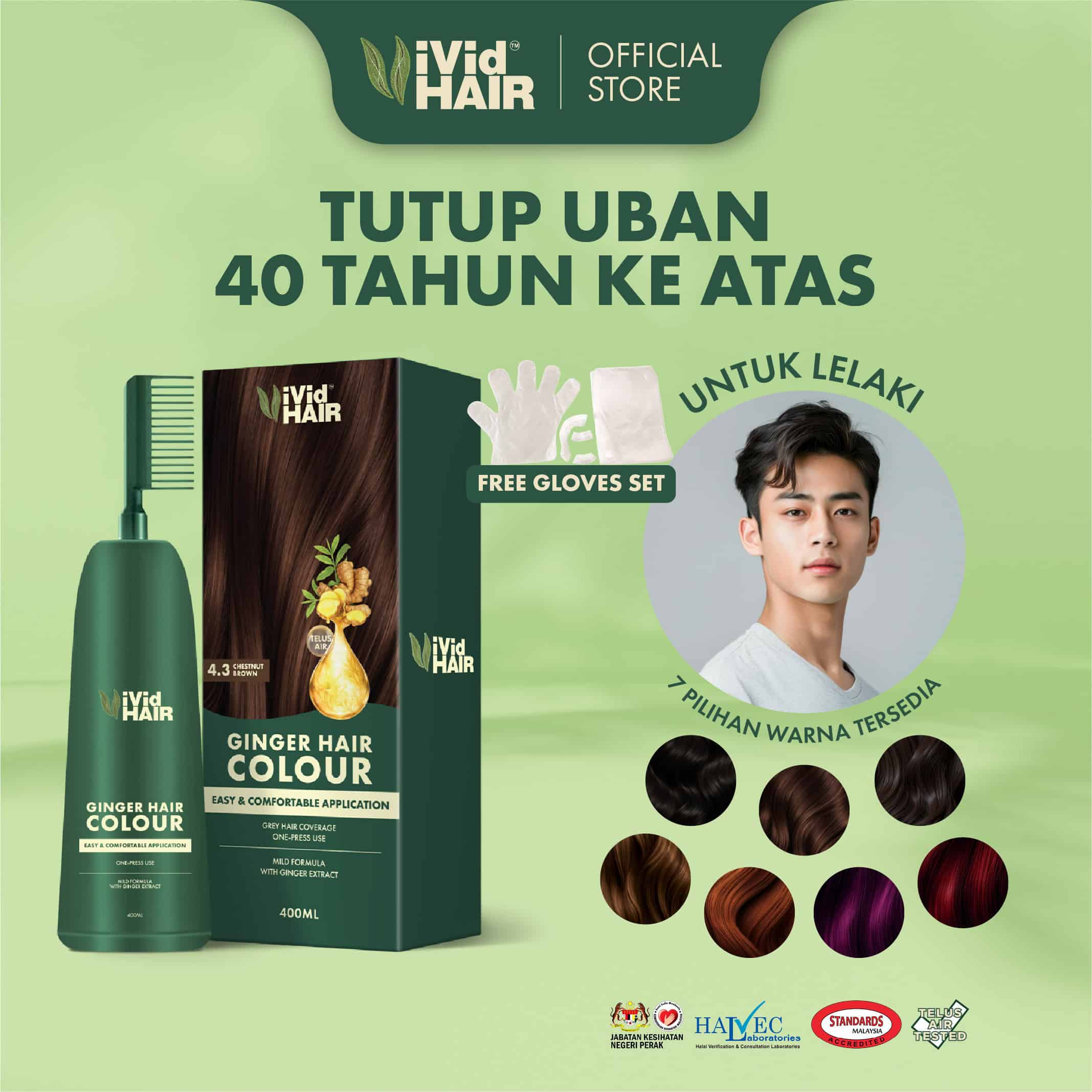 MEN'S HAIR COLOUR